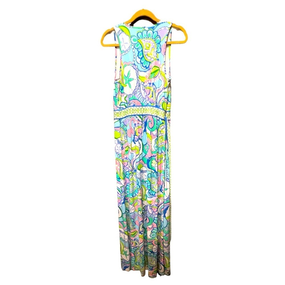 Lilly Pulitzer BELLINA Conch Republic SEASHELL Maxi Dress  SizeXS - Picture 7 of 14